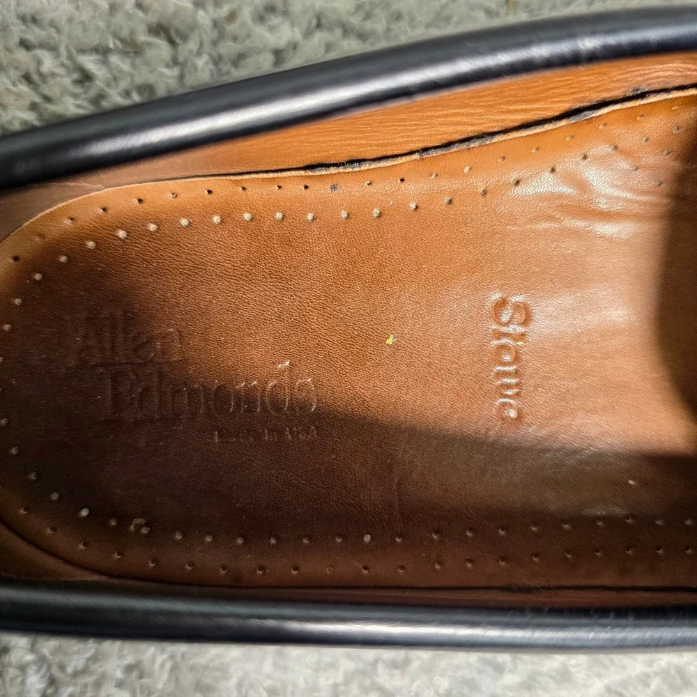 Allen Edmonds Stowe Black Leather‎ Tassel Loafers Mens 10 D Goodyear Welted USA